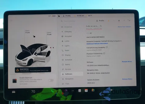 2022 Tesla Model 3 Performance Dual Motor All-Wheel Drive from USA, damaged, VIN 5YJ3E1EC3NF196953